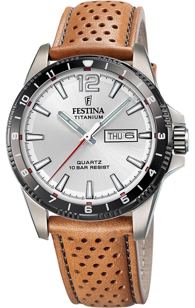 Festina Armbanduhr Calendario Titanium Silver Produktbild 