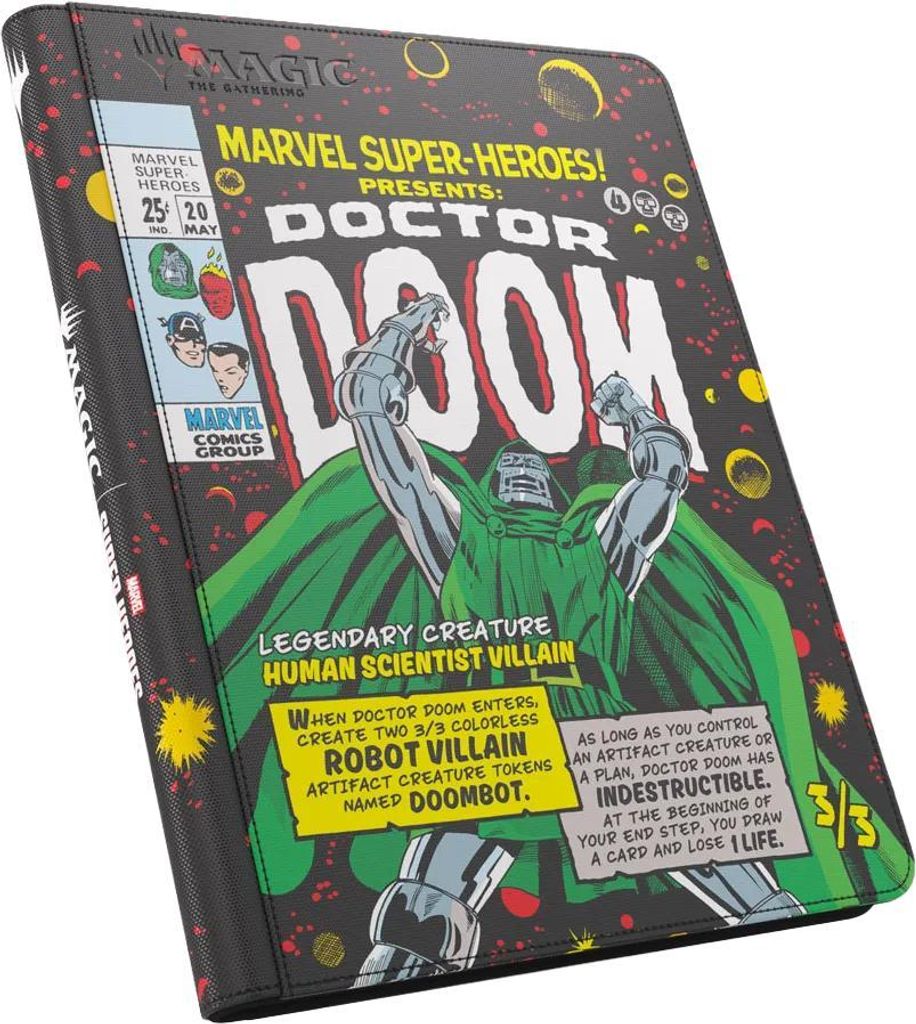 Album con cerniera MTG da 18 tasche Doctor Doom 360 Carte Immagine del prodotto 