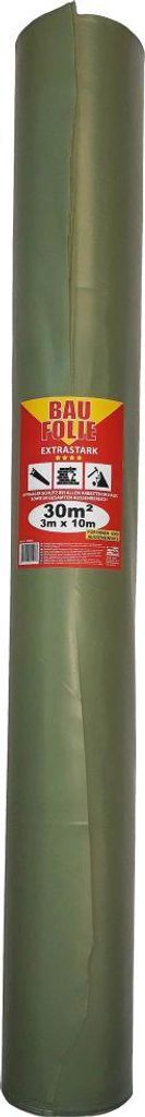 Jufol Baufolie Extrastark 0,1 mm 10 x 3 m = 30 m² transluzent