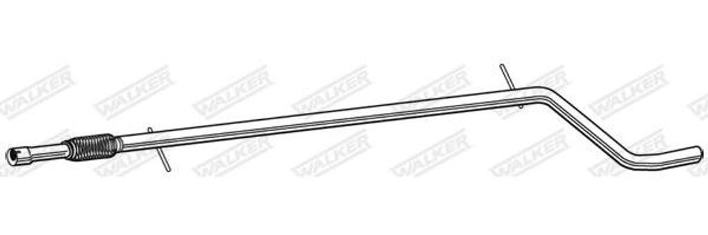 WALKER 10598 Abgasrohr OE 46817653 kompatibel mit Panda