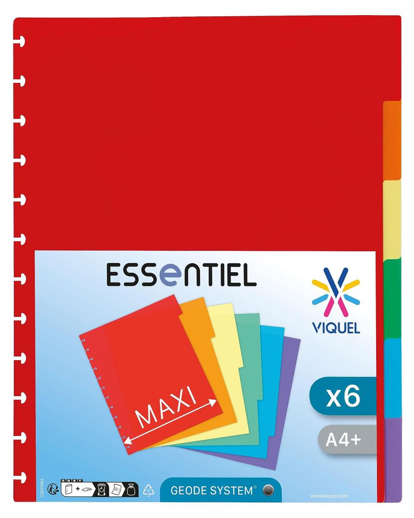 Viquel - Confezione da 6 quaderni formato Maxi A4 con Immagine del prodotto 