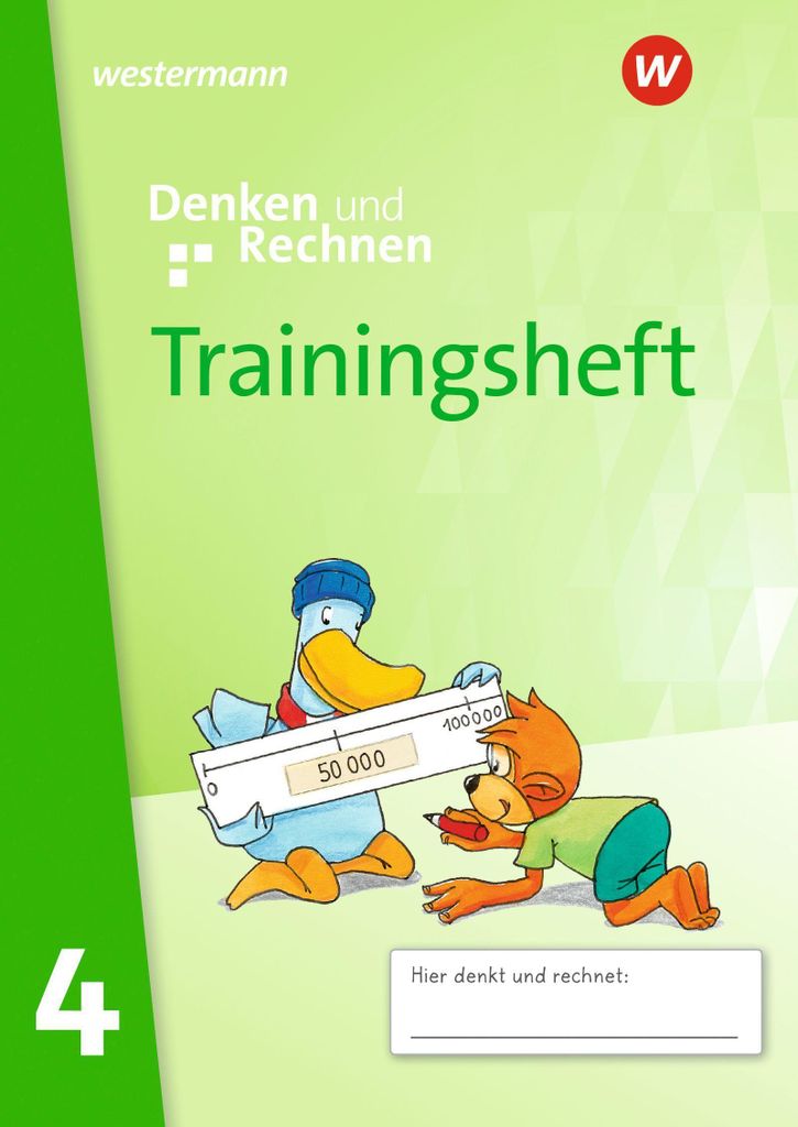 Denken und Rechnen - Trainingsheft 4 Zur Ausgabe 2024 Produktbild 