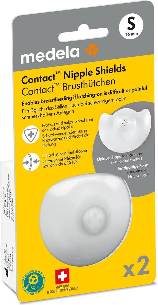 Osłonki na brodawki sutkowe Medela Contact do karmienia Zdjęcie produktu 