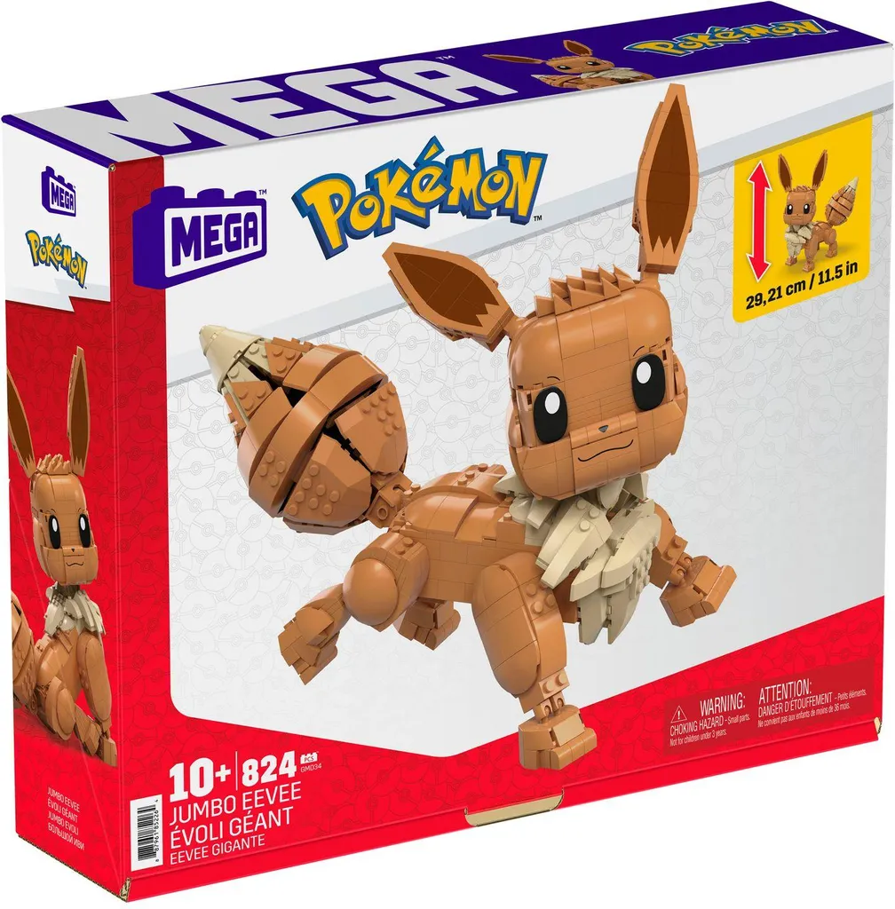Pokémon Jumbo Evoli Figurine de Collection Idéale pour Déco et Jeu - 17