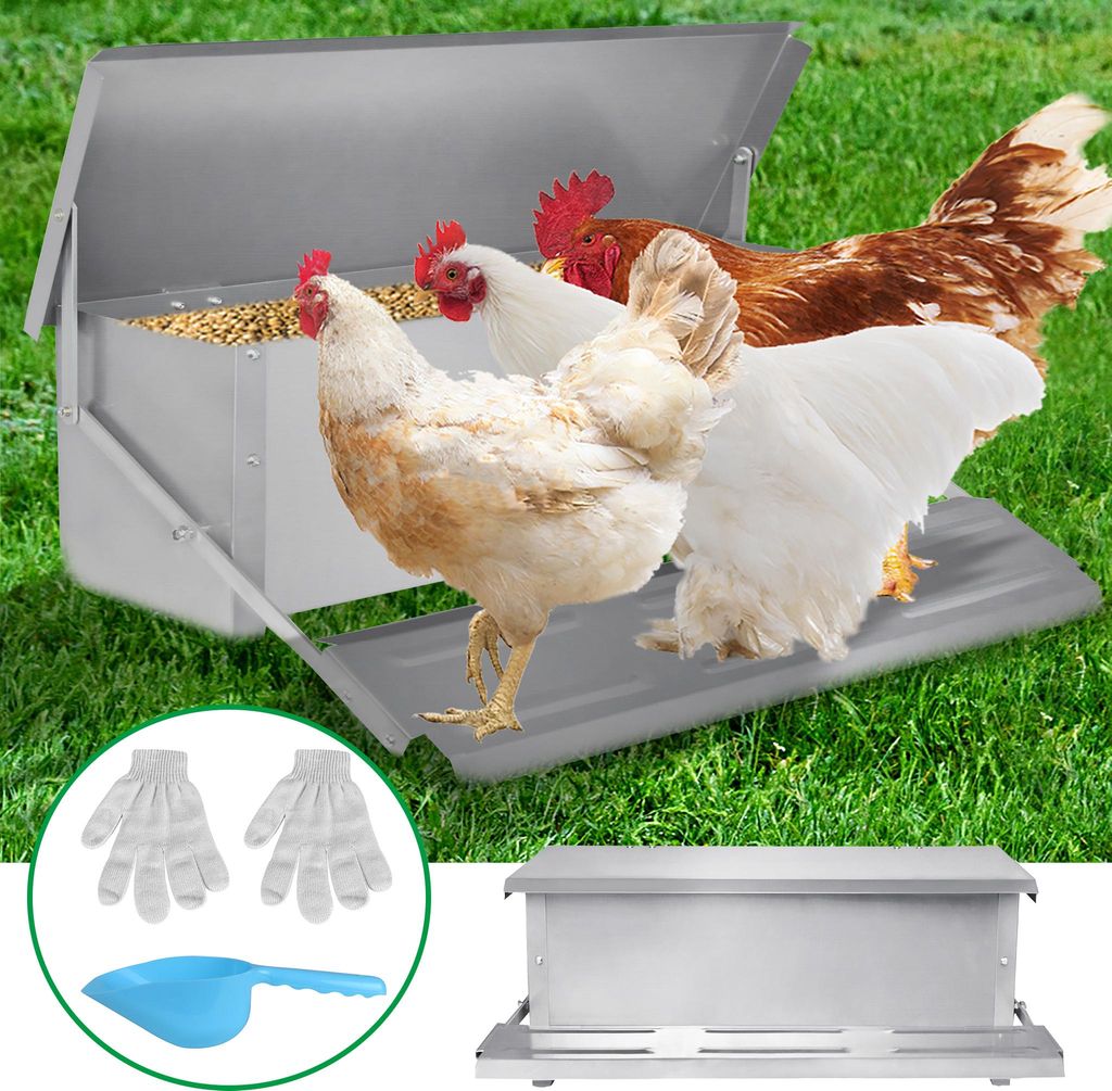 XINZI Automatické krmítko na 10 kg krmiva, krmítko pro Obrázek produktu 