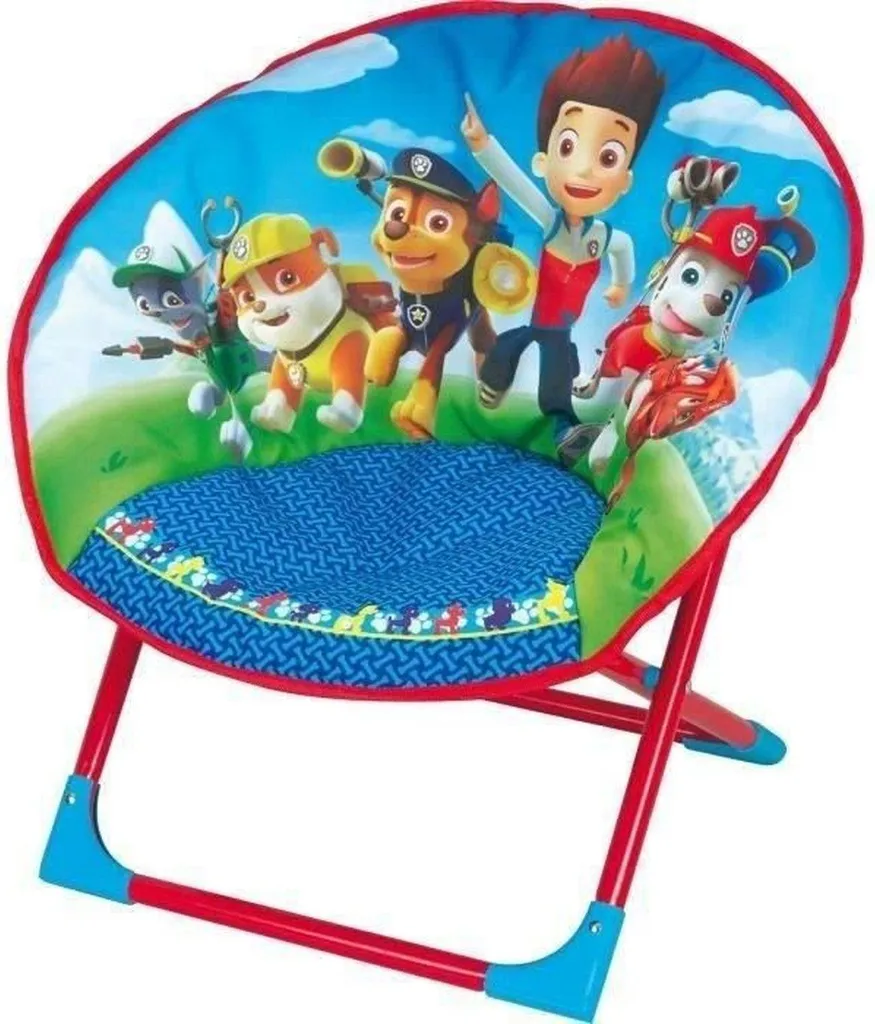 Chaise longue pour enfant Paw Patrol bleu - Idéal pour jardin et terrasse
