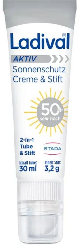 Ladival Aktiv Sonnenschutz Creme & Stift SPF 50+, 30 ml Creme