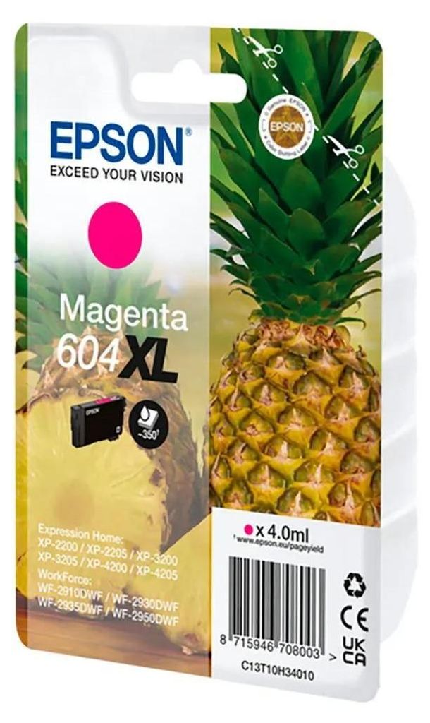 Epson 604XL - 4 ml - XL - Magenta - originale Immagine del prodotto 