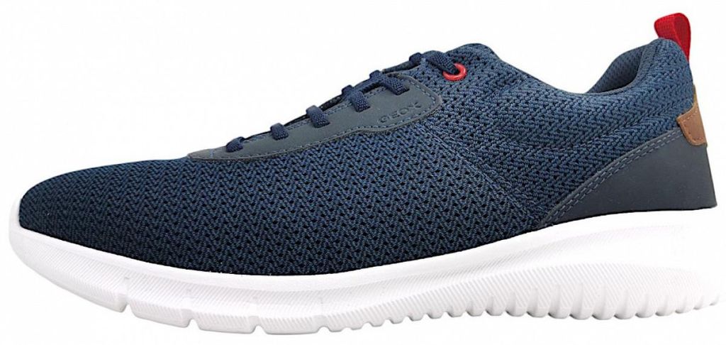 Geox  Herrenschuhe sportlicher Schnürer Blau Productafbeelding 