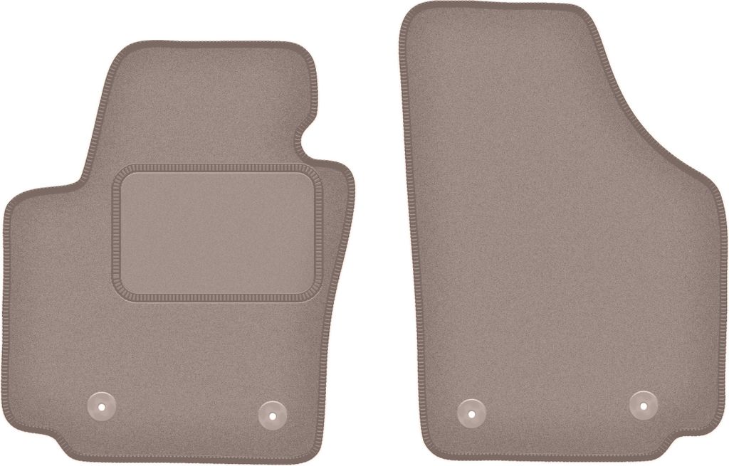 Autoteppiche vorne für: Seat Altea XL Minivan (2006-08.2008) Beige