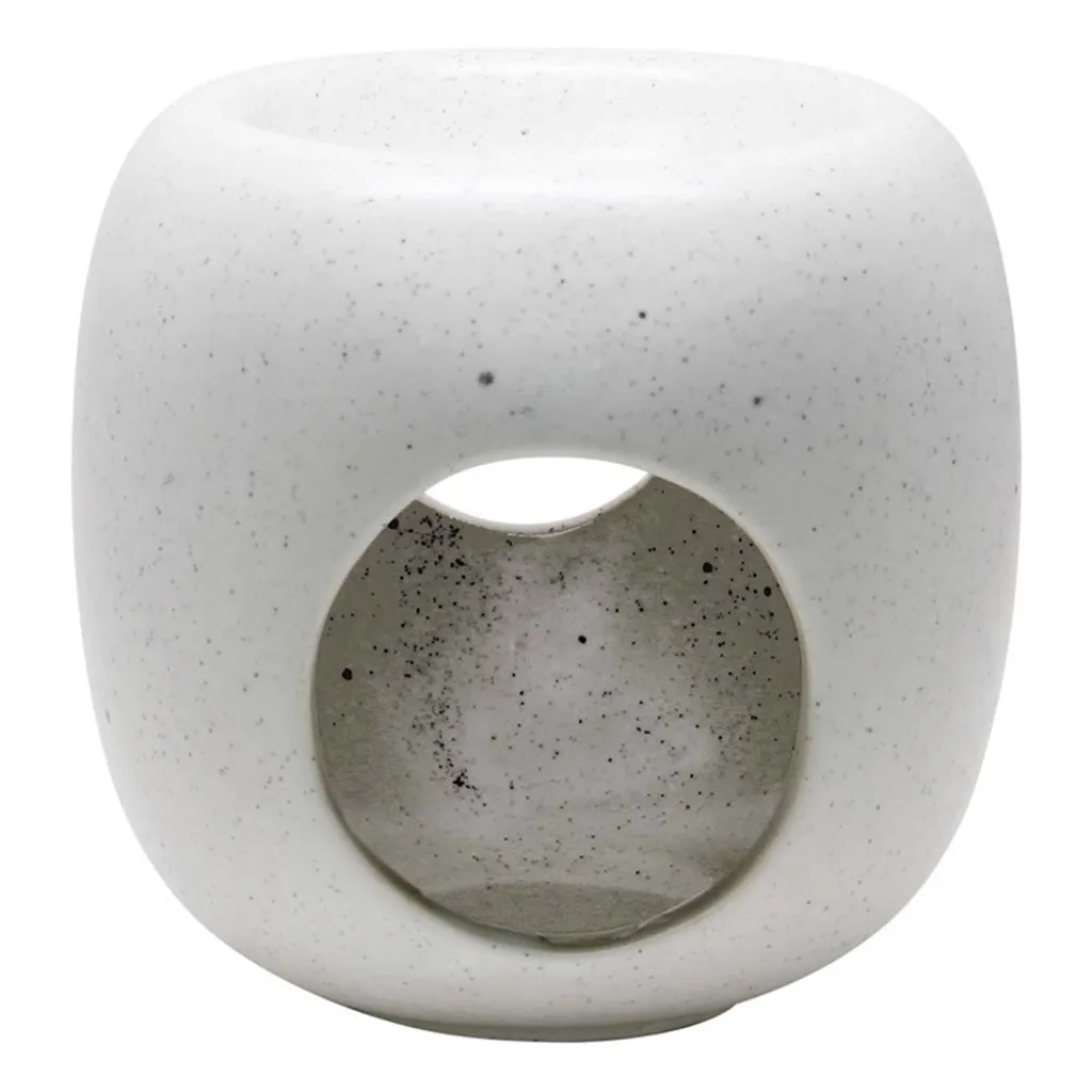 Lampe de parfum Farfalla TODPO en terre cuite blanche de 105 mm