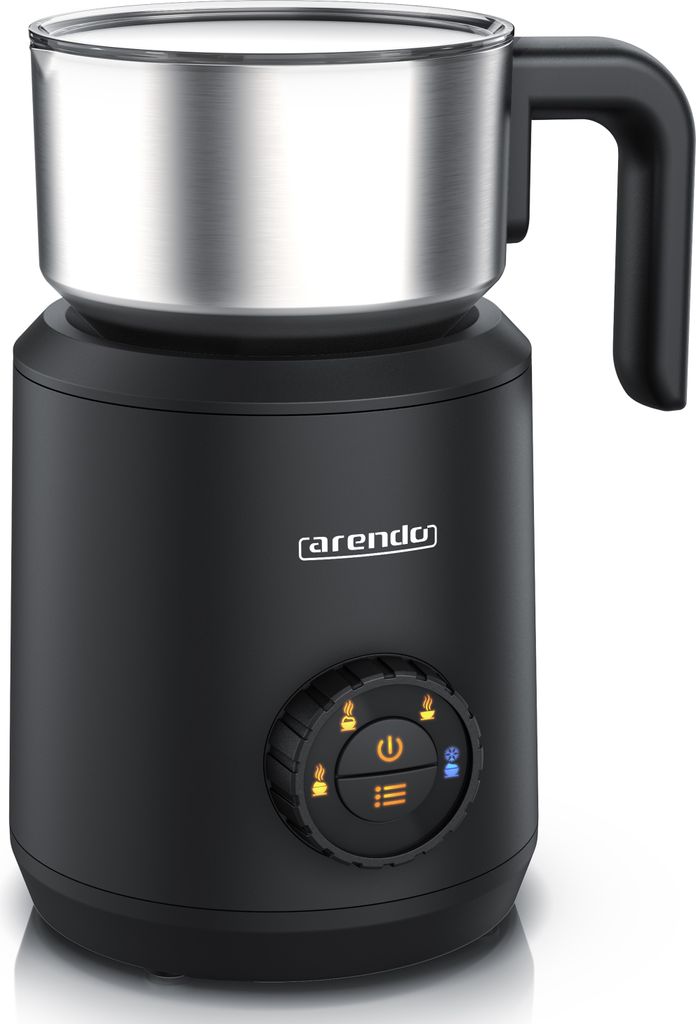 Arendo Milchaufschäumer elektrisch, 4in1 Induktion, warm & Produktbild 