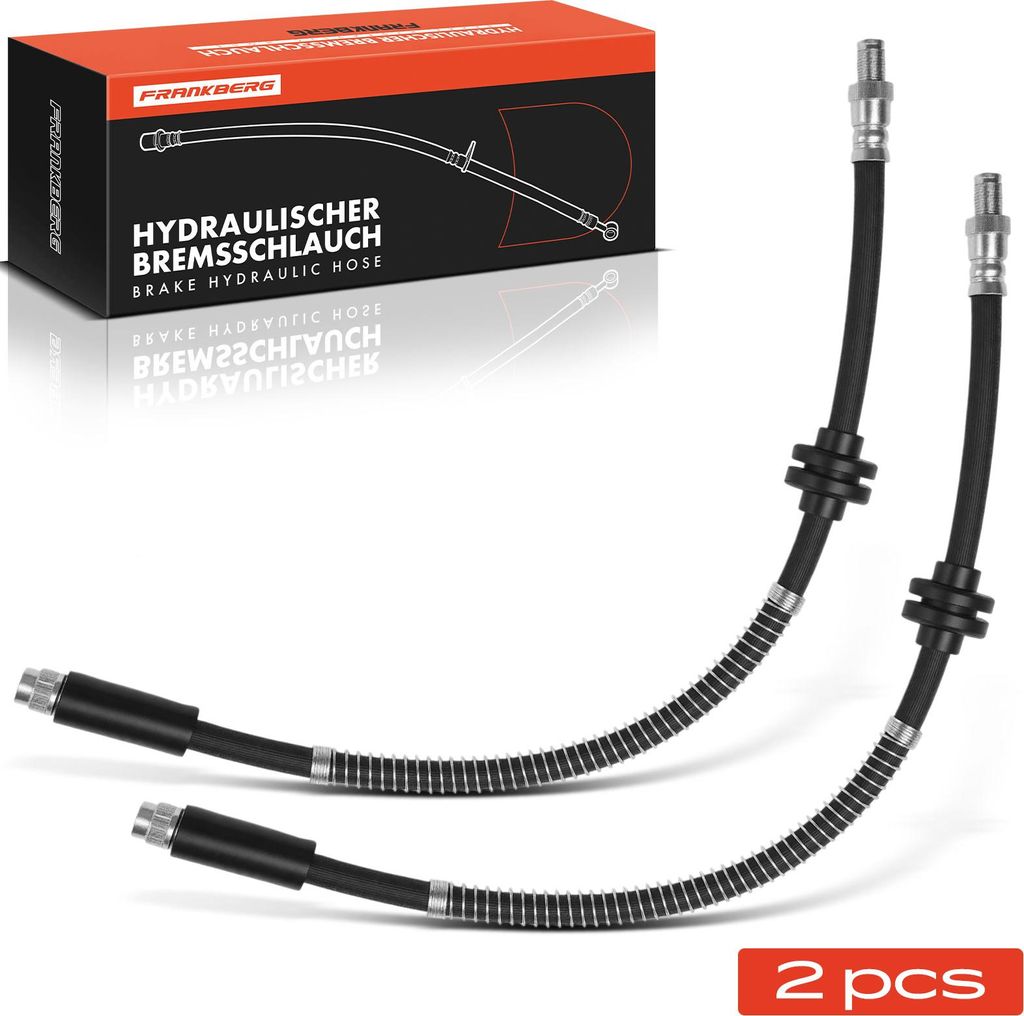 Frankberg 2x Bremsschlauch Vorderachse Links Rechts für Citroën C8 EA EB Jumpy U6U VF7 Fiat Scudo Bus 2002-2016