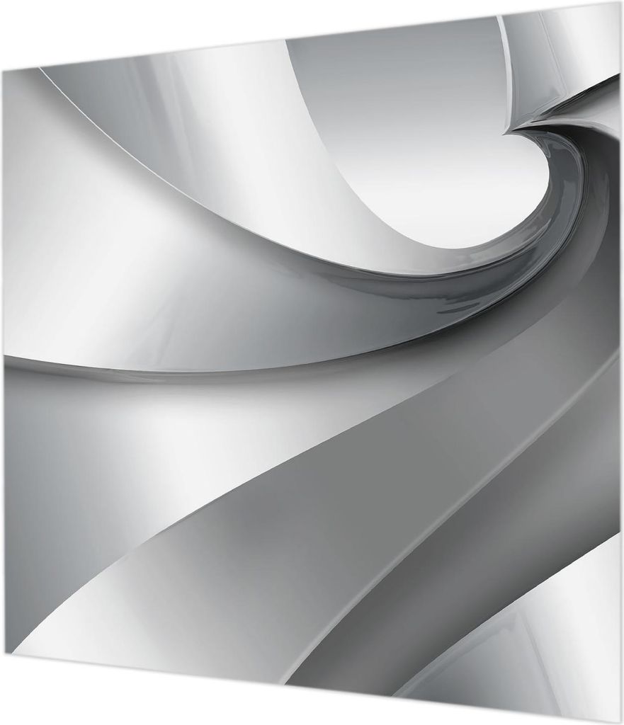 Wandtapete - Dekorative Tapete für Wohnzimmer - Tapetenfolie für Wanddekoration - 250x250 cm - Geometrische Spiralen