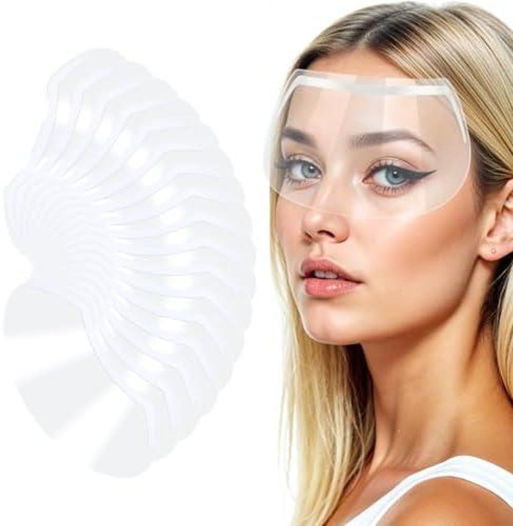 50 Gesichtsschutzvisiere für Dusche und Haarpflege, Produktbild 