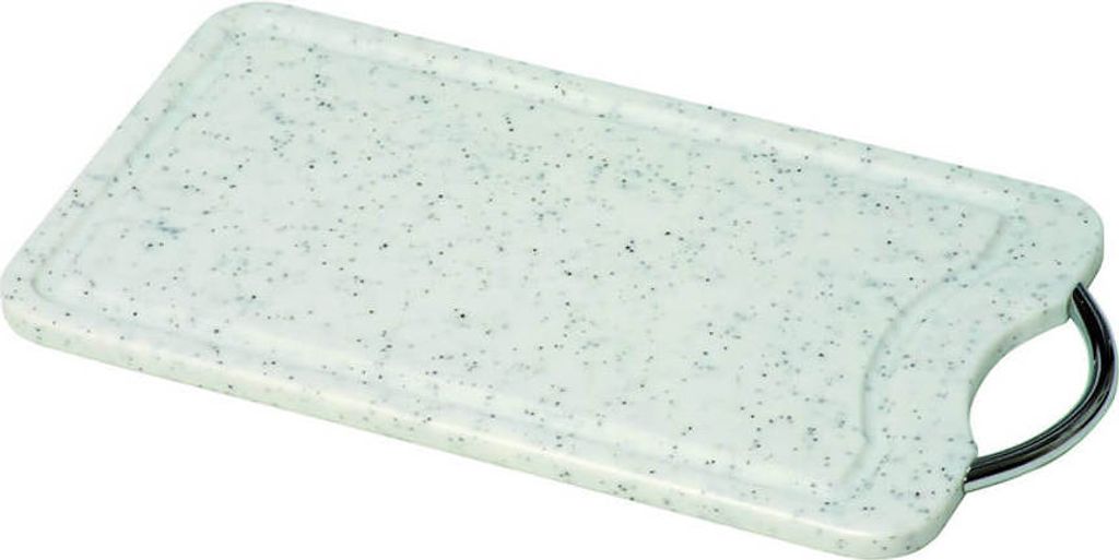 Kelomat Schneidbrett mit Edelstahlgriff Kunststoff 38/25/1,2 cm