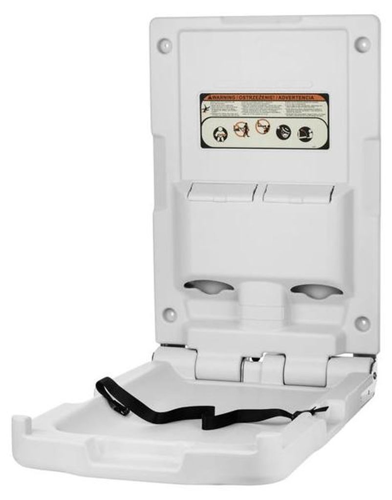 Schmaler Baby Wickeltisch / Klappwickeltisch vertikal, aus Produktbild 
