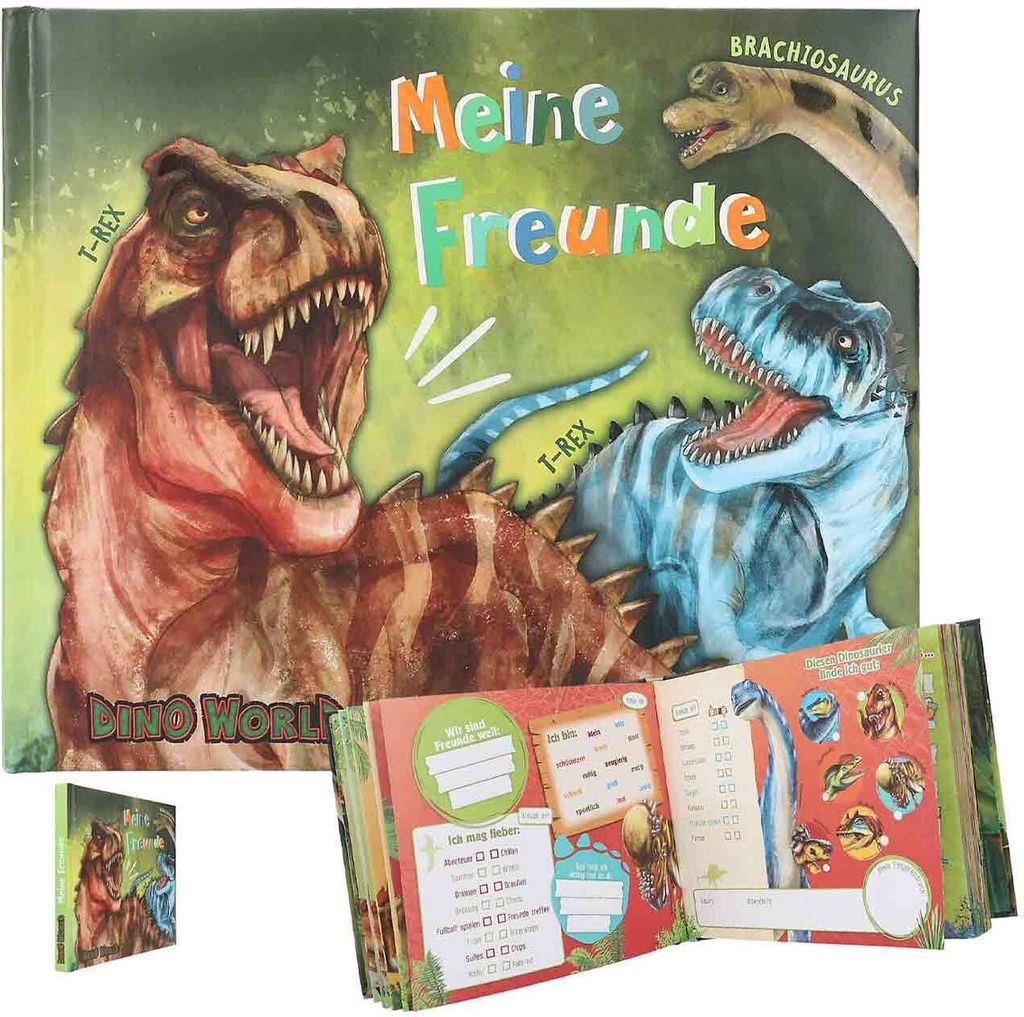 Depesche Dino World Freundebuch Produktbild 