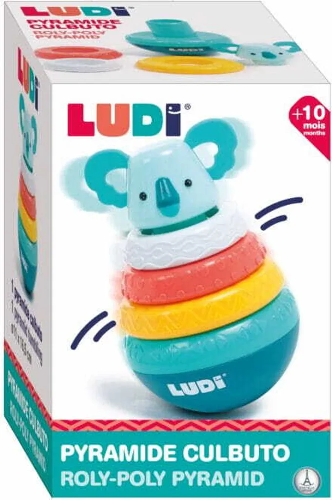 LUDI Pyramide KOALA Bubble pour Développer la Motricité de Bébé 6 Mois