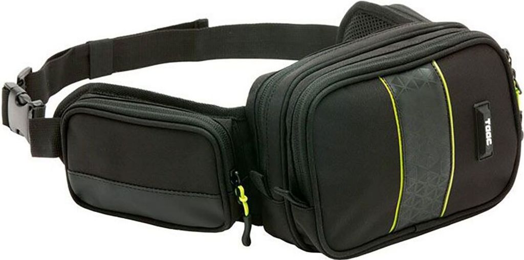 TAAC 3-Liter Hüfttasche Schwarz 70x200x140mm mit enthaltenem Regenschutz