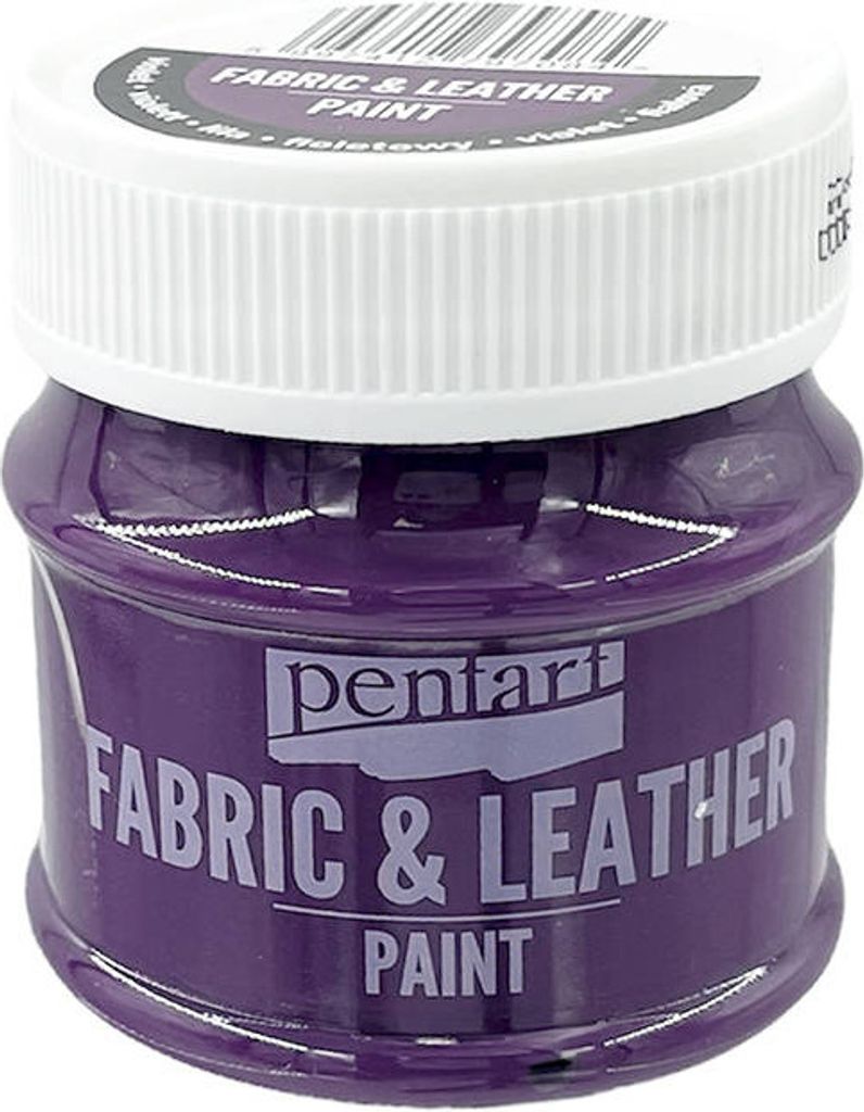 PENTART - Farbe für Textil und Leder - lila 50 ml