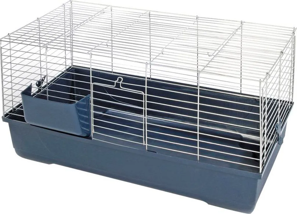 Casetta Bunny Bungallow 80 cm | Gabbia Coniglio Nano Cromata Salvaspazio