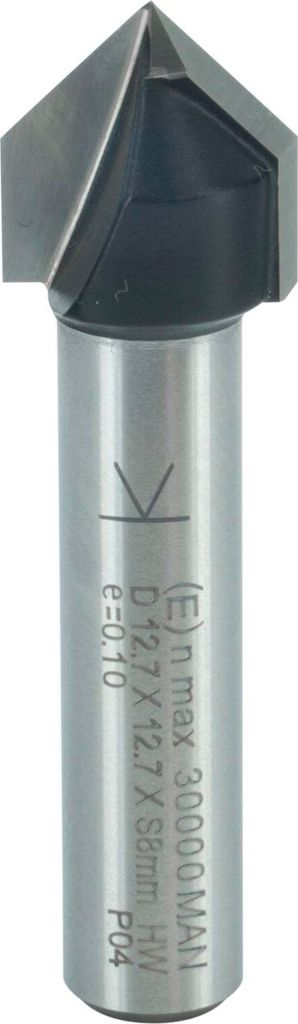 ENT V-Nutfräser HW 12,7 mm 90 Grad