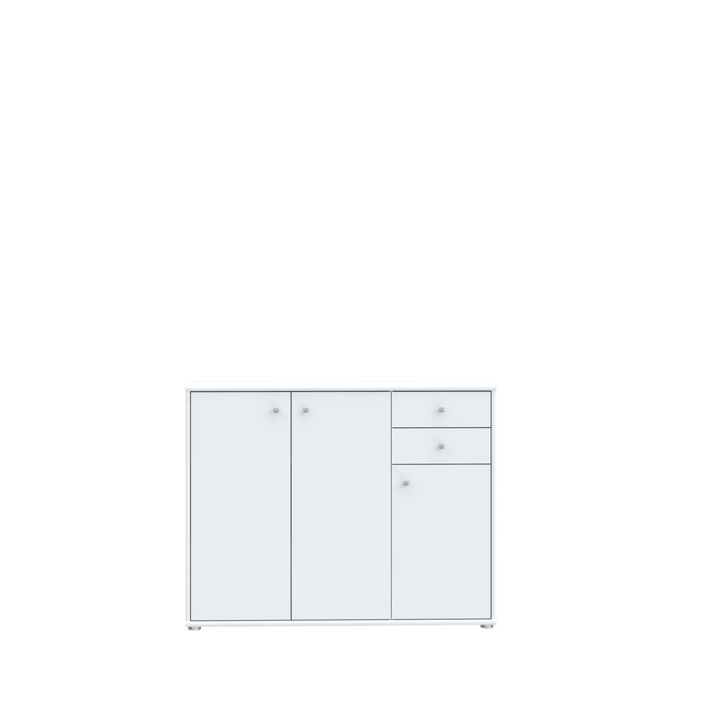 Optimiser l'Espace avec la Commode Tembi Blanche Faible Profondeur - 3