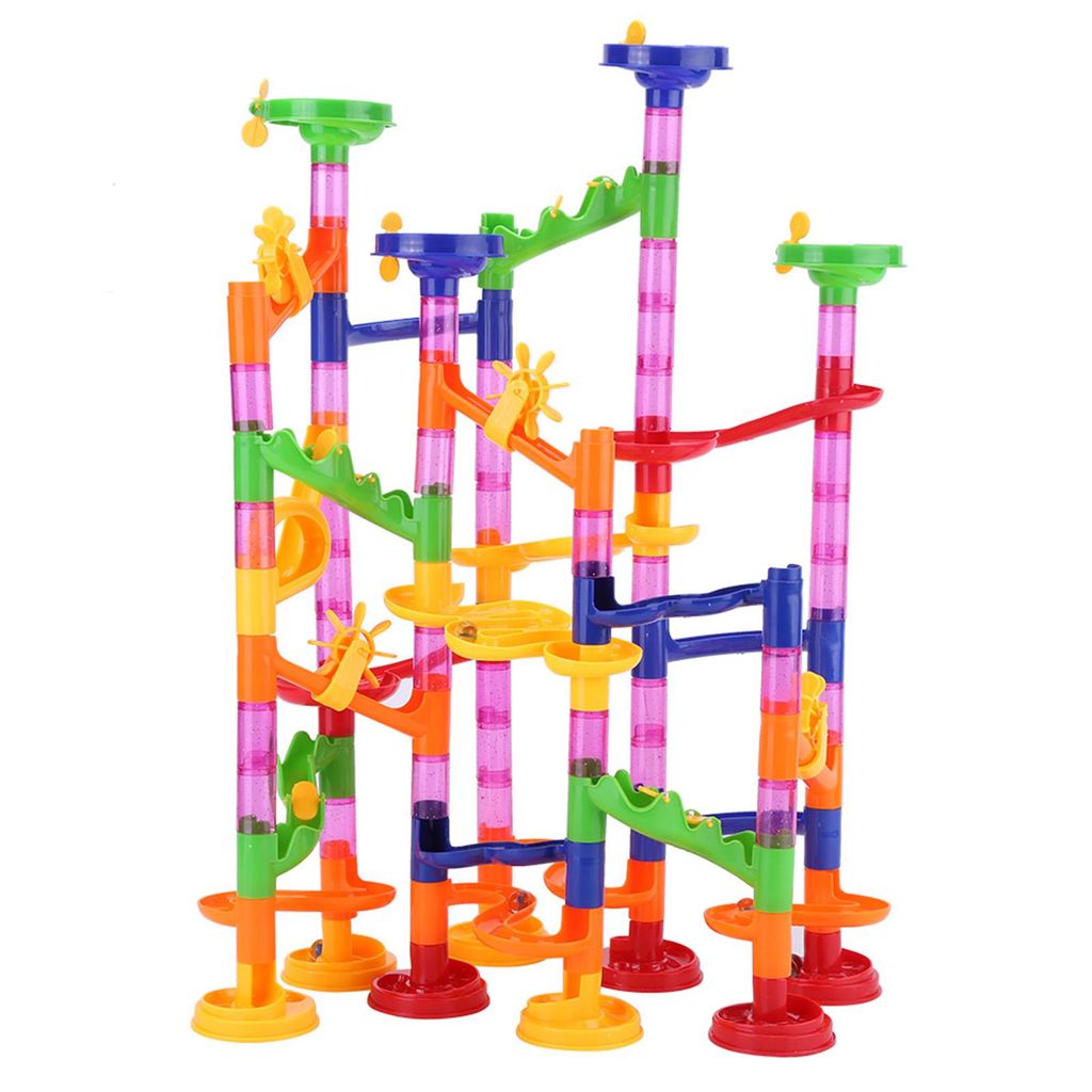Selbstbau-Murmelbahn-Labyrinth-Kugelbahn-Bausteine – Geschenk für Babys und Kinder – Lernspielzeug