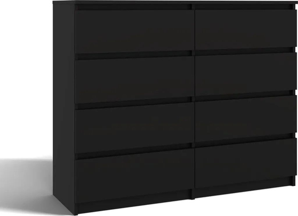Commode large TAAVI noir - Solution pour manque de place et rangement - 10