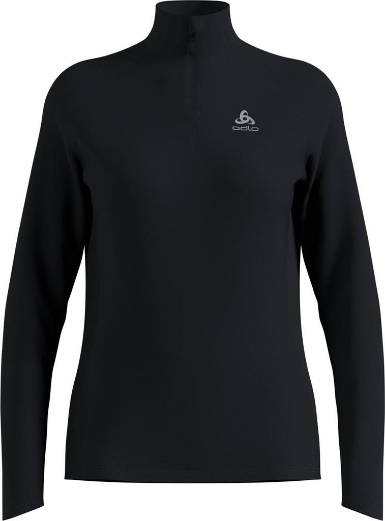 Essentials Ceramiwarm Mid Layer mit Halbreißverschluss, Damen - Odlo, Farbe:15000 black, Größe:XS