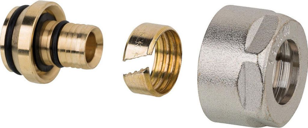BADfabrik24 Eurokonus Klemmringverschraubung DN20(3/4")x 14x2,0 mm, VPE=2 Stück