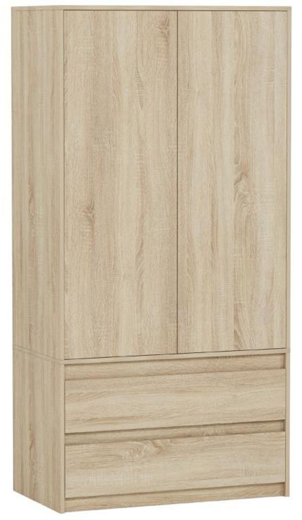 Framire Kleiderschrank - Eiche Sonoma - 90 x 51 x 180 cm - Produktbild 