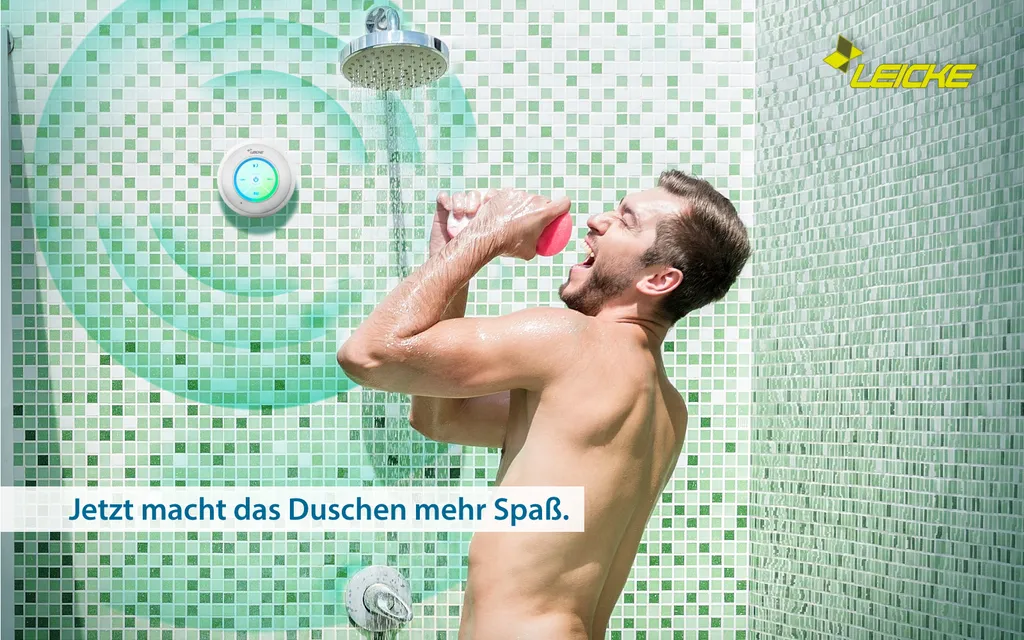 Haut-parleur de douche Bluetooth pour écouter la musique - 13