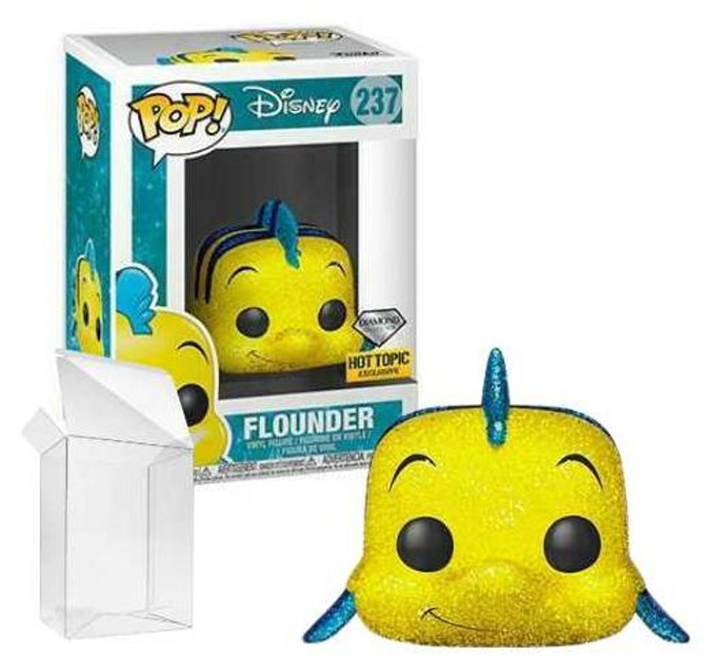 Funko Pop Disney Ariel Littel Mermaid Flounder Glitter Immagine del prodotto 
