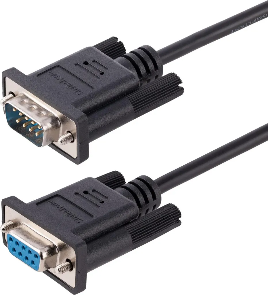 Cavo COM RS232 StarTech 3m Null Modem DB9 Femmina-Maschio Crossover