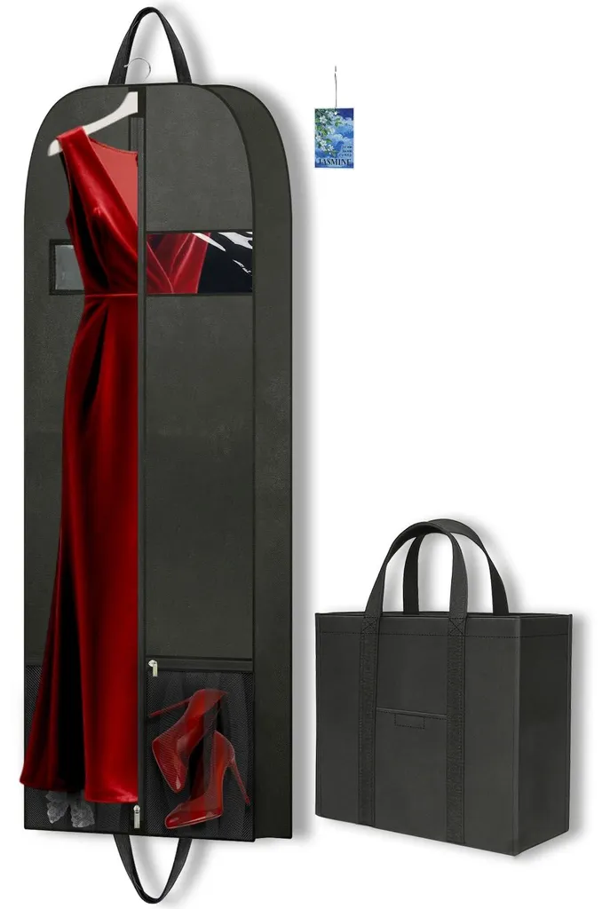 Housse anti-poussière pour robe et costume 152x60 cm spécial voyage