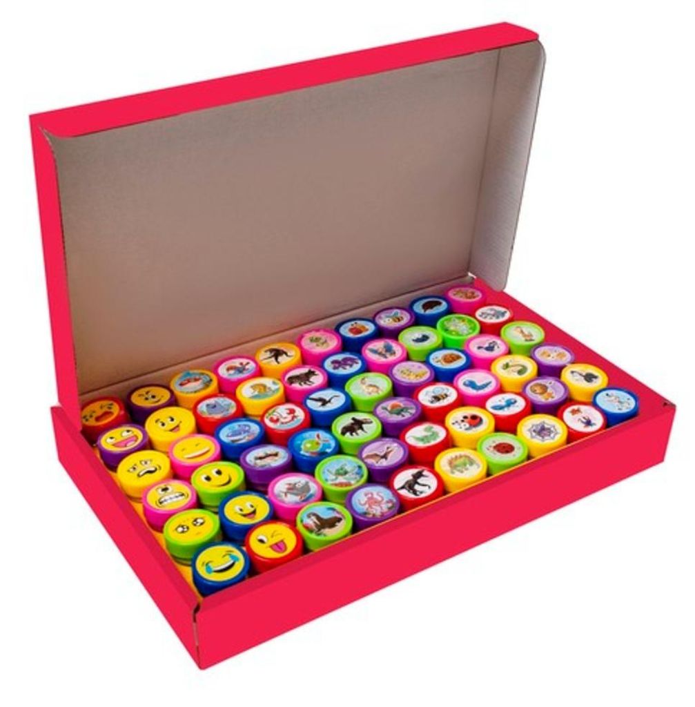 Set di 60 timbri per bambini Immagine del prodotto 