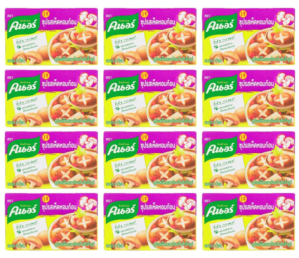 Knorr Thailand Pilz Geschmack Bouillon 12x80g Produktbild 