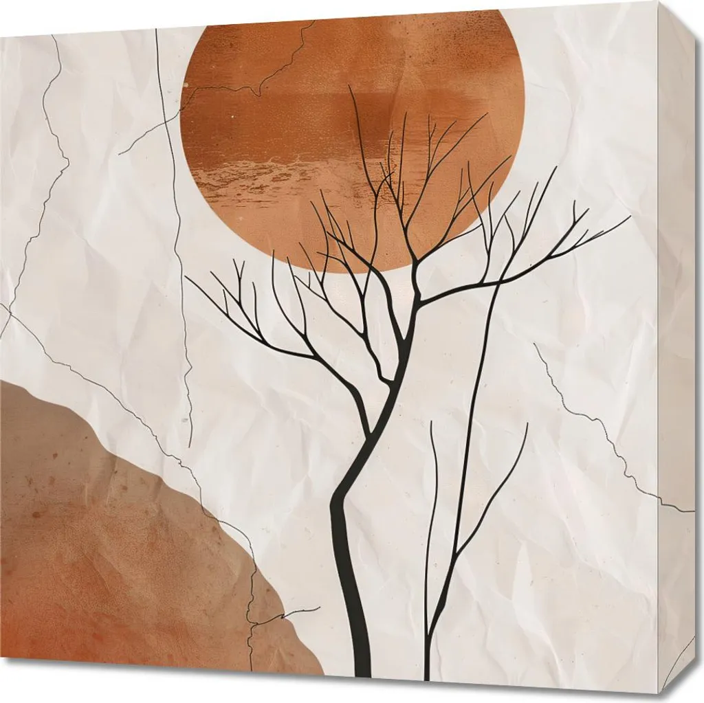 Quadro 50x50 cm L'austerità del deserto
