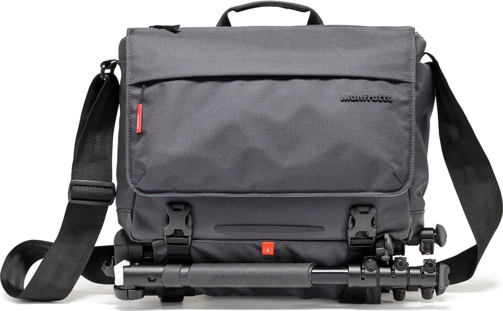 Sacoche Messenger Speedy-10 Manhattan Gris pour Ordinateur et Documents - 2