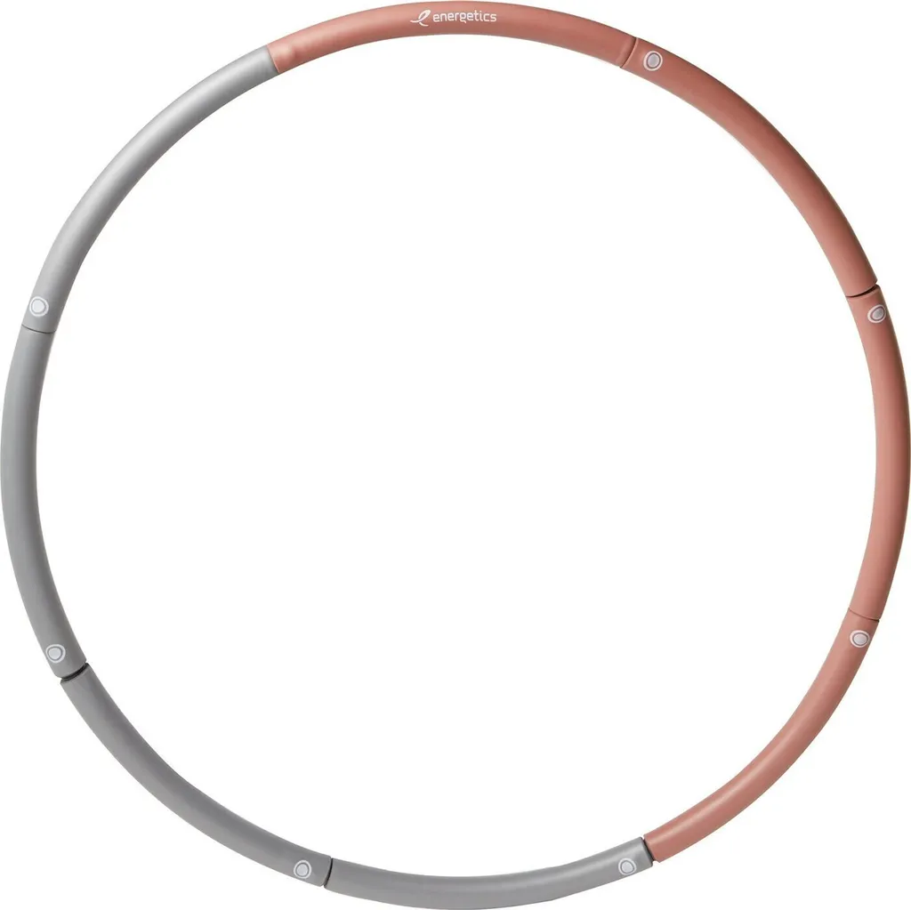 Cerceau de gym ENERGETICS Hula Hoop ROSE/OR 3 pour Fitness et Massage