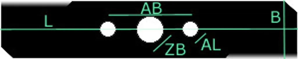 Lama Ricambio 32cm Parkside PRM 1300 A1 | Geometria di Taglio Ottimizzata - 3