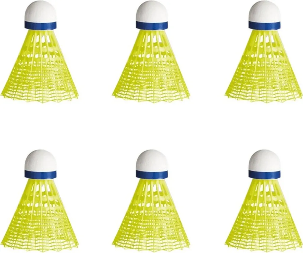 Volant Yonex Mavis 600 Jaune Incassable pour Badminton - Set de 6 Unités