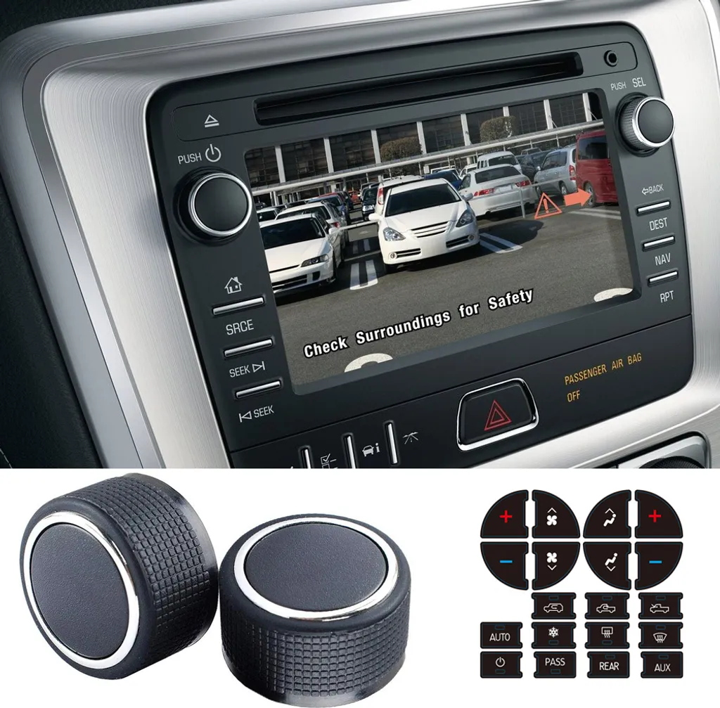 Kit Adesivi Controllo Aria Condizionata Chevy Silverado Tahoe 07-13