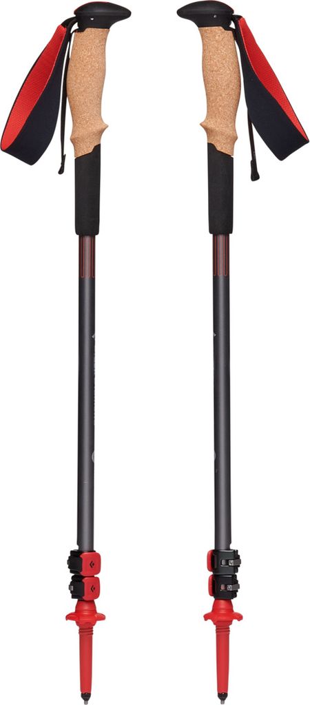 Pursuit Shock Trekking Poles, Steel Grey-Octane, M/L, Unisex, Hiking Poles, Black Diamond