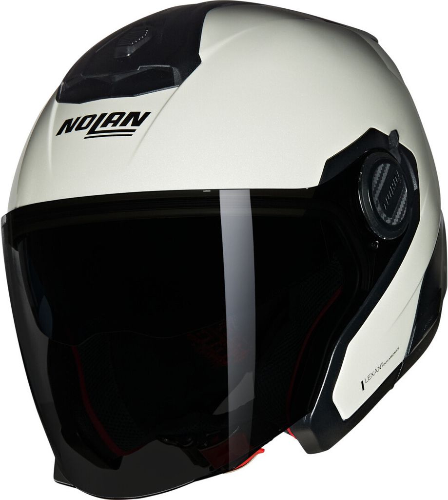 Nolan N40-5 06 Classico Nobile N-Com Jethelm, perlmuttweiß, S (56)