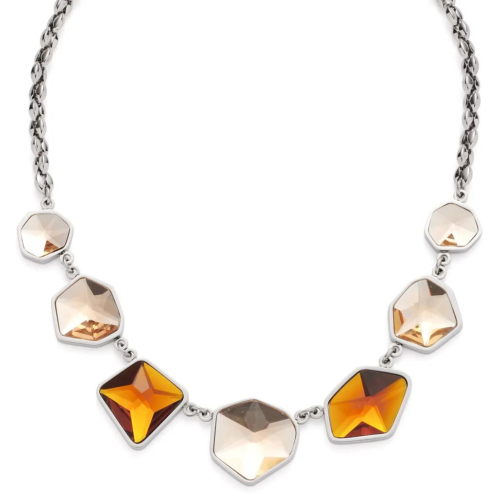 Collier Femme Leonardo 018395 Idéal pour Tenue de Bureau Longueur Matinée