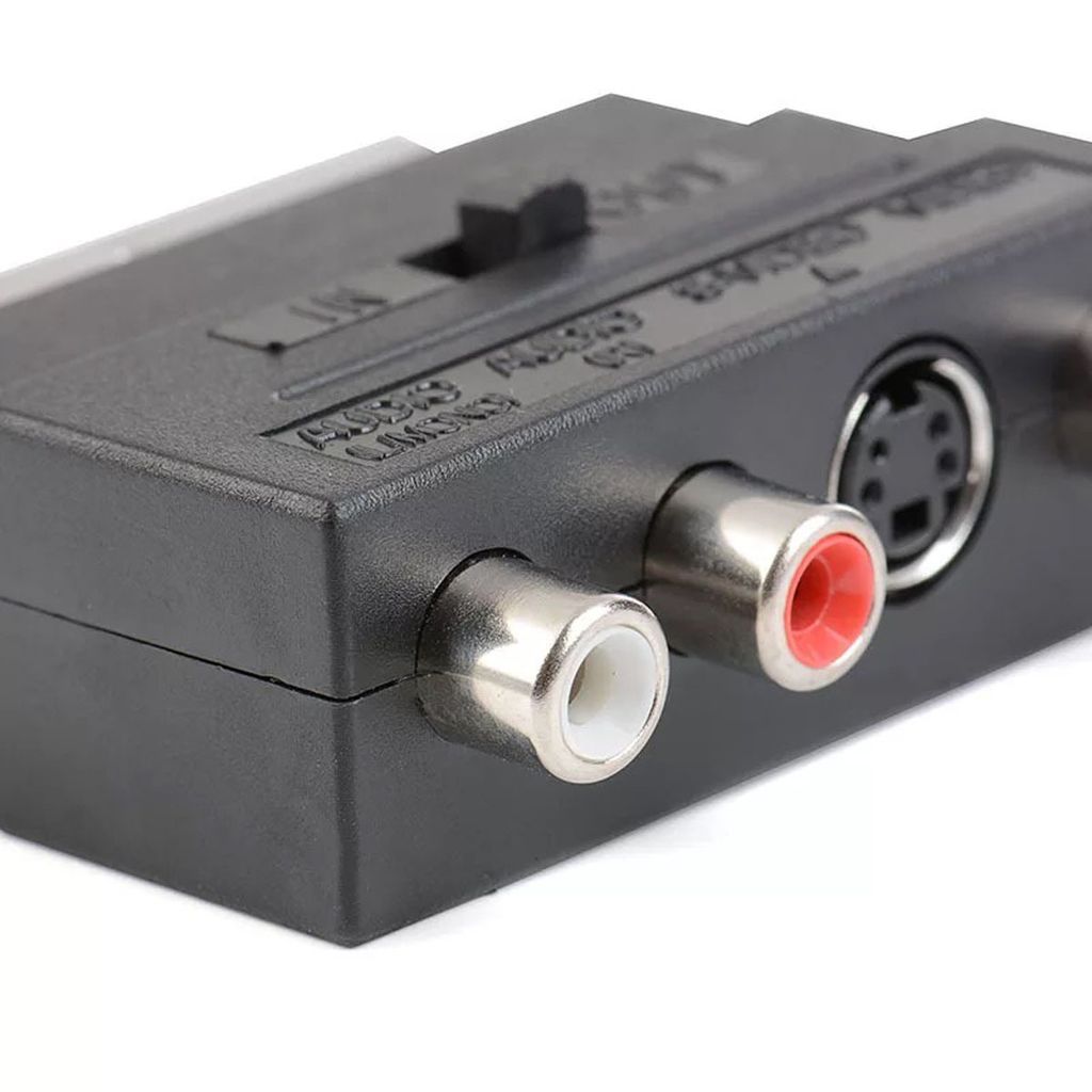 ORSEM Scart auf 3x Cinch Buchsen IN/Out Umschalter + Produktbild 5