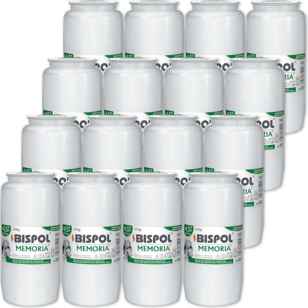 Náplně do olejových svíček BISPOL WO7 108H 16ks. Obrázek produktu 